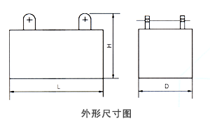 懸掛式永磁除鐵器外形尺寸圖